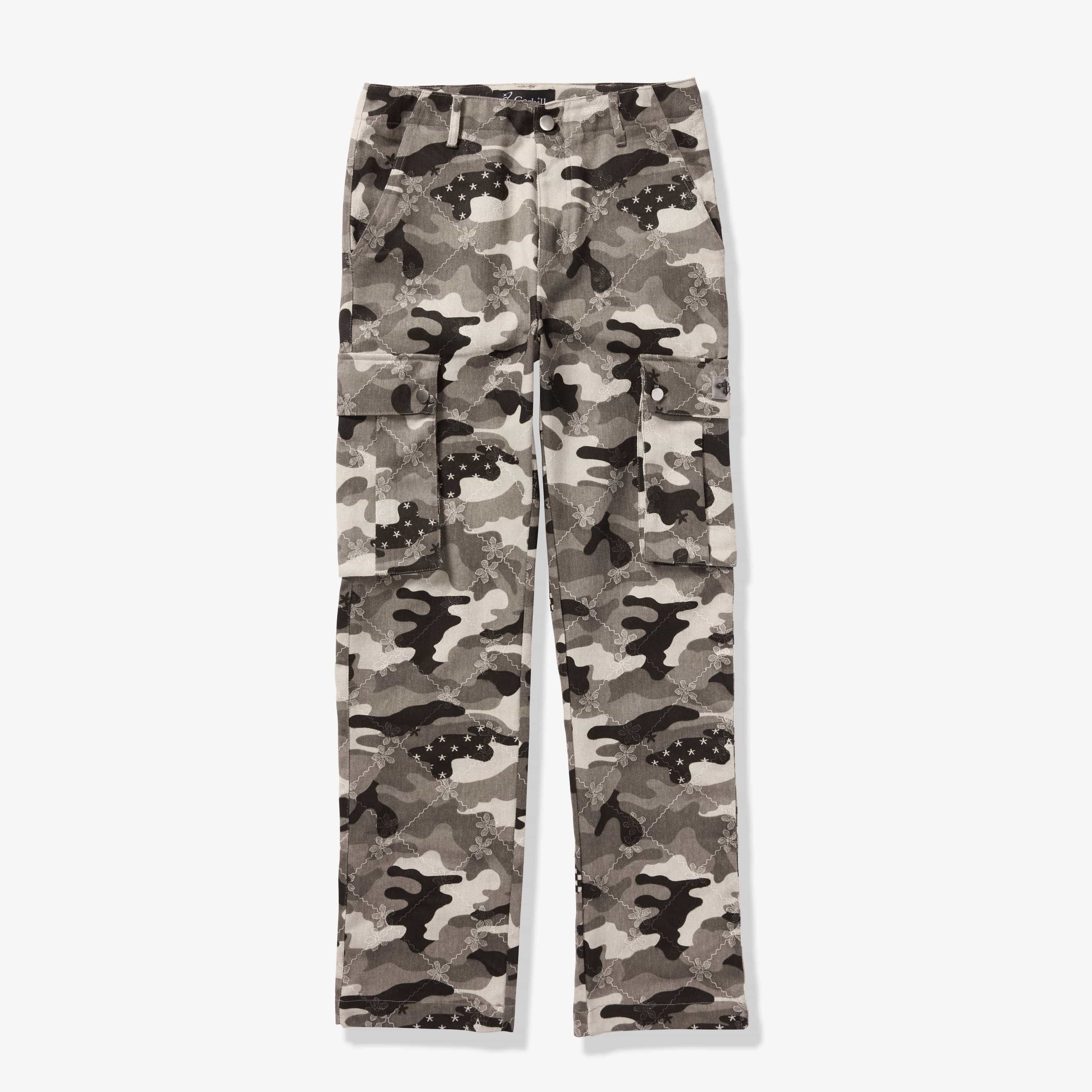 "Kosovo" Cargo Pants (gray camo)