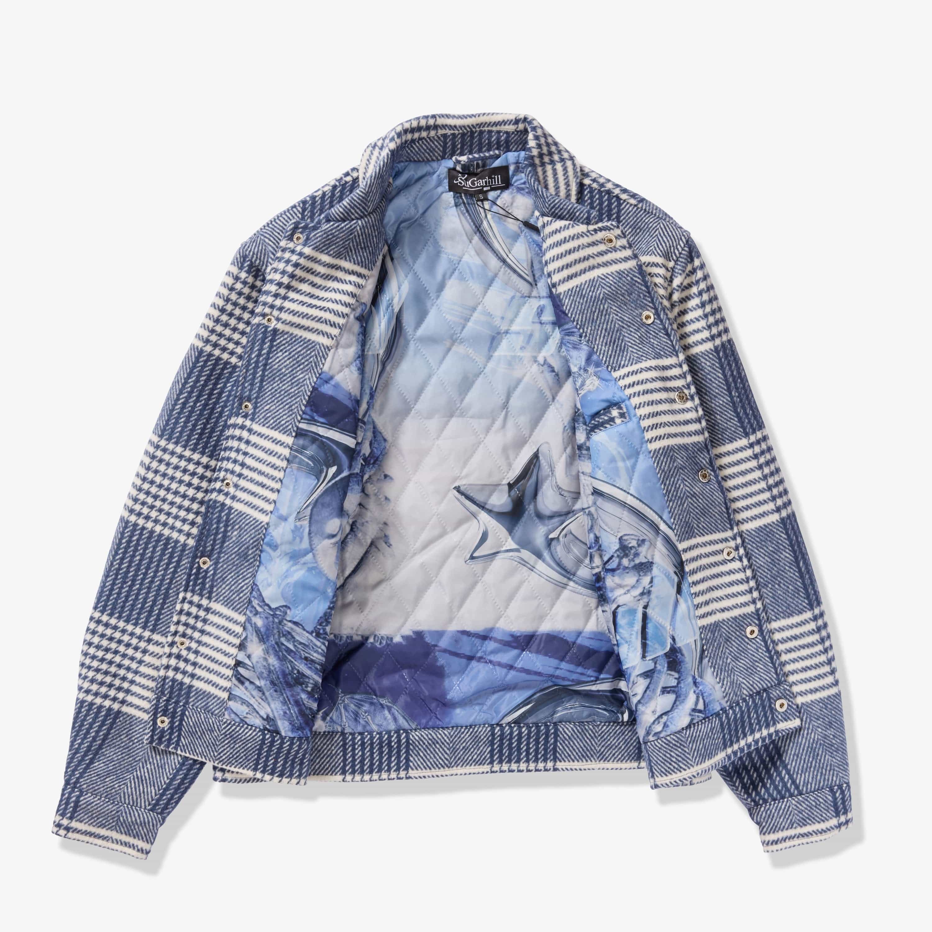 "Eastwood" Jacket (blue plaid)