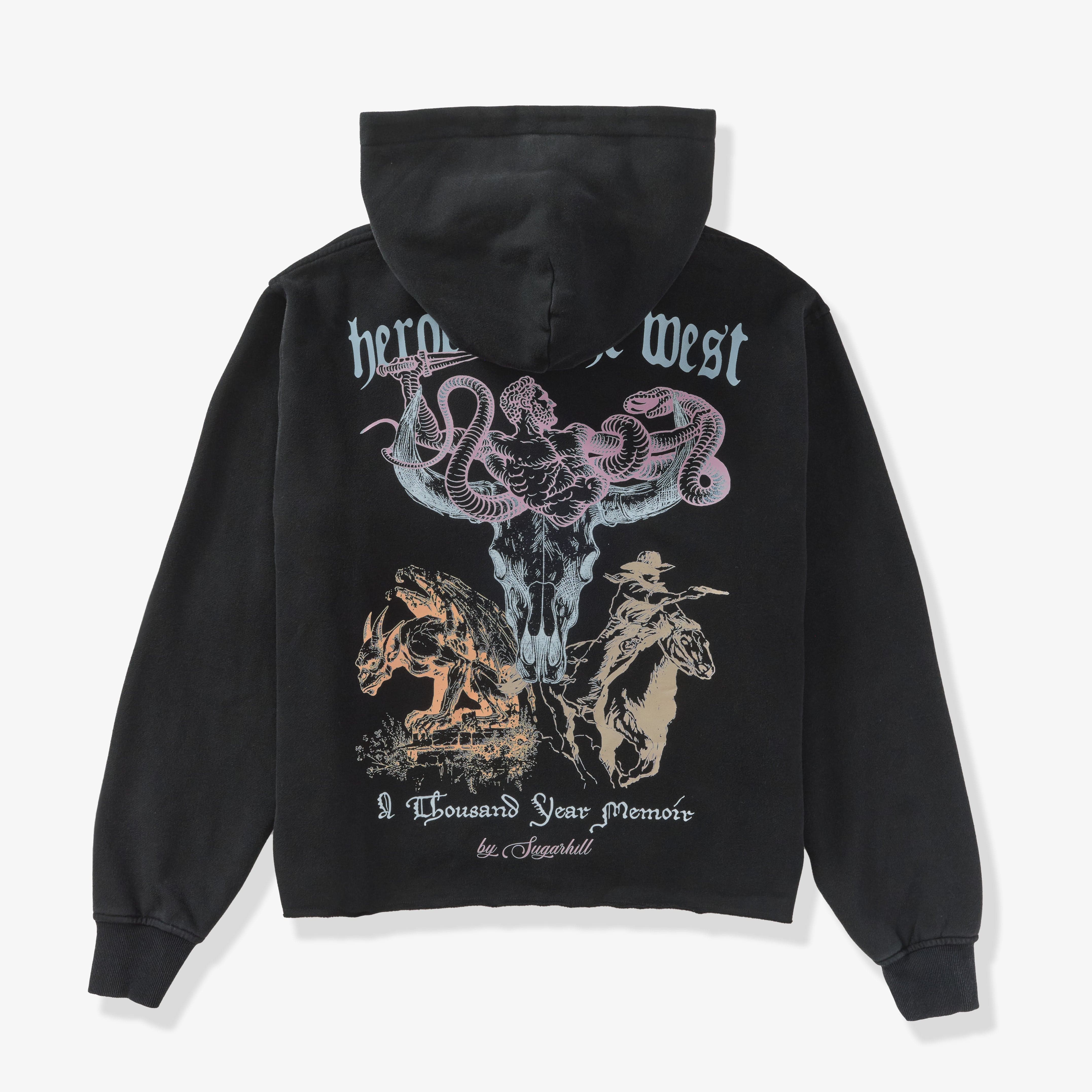 "Memoir" Hoodie (black vintage)