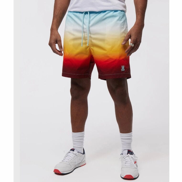 Psycho Bunny Guy Swim Trunk (Cool Blue) B6W114Y1PO