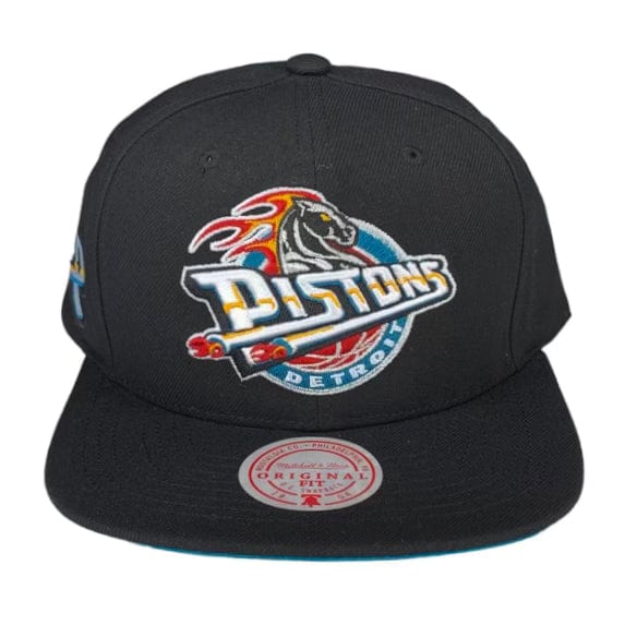 Mitchell & Ness Nba Detroit Pistons Pop Snapback (Black)