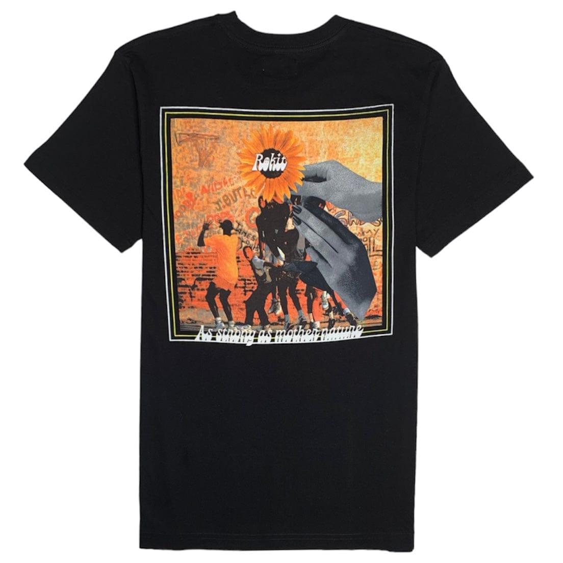 Rokit Floral T-Shirt (Black) 4110511BLK