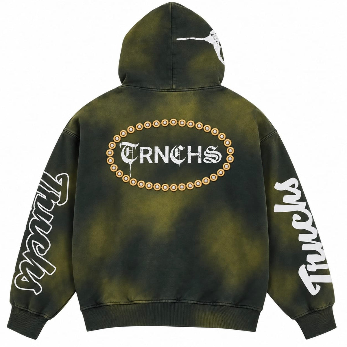 Trnchs Dominion Zip Up Hoodie & Pants Set (Green)