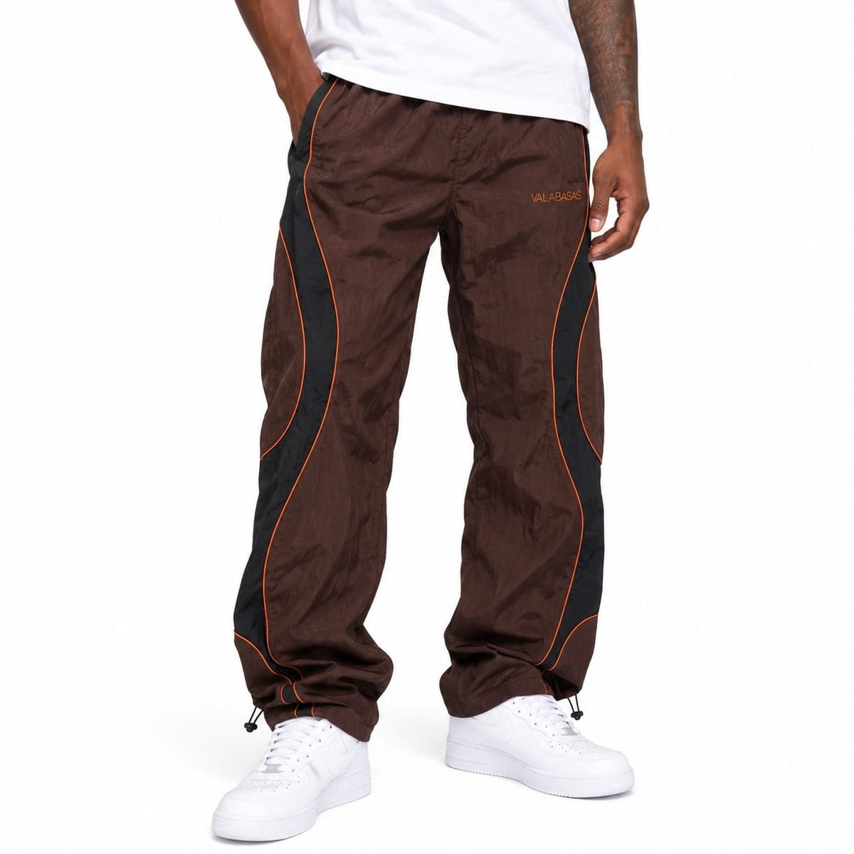 Valabasas Entrance Track Pants (Brown) VLBS-VP1-1033