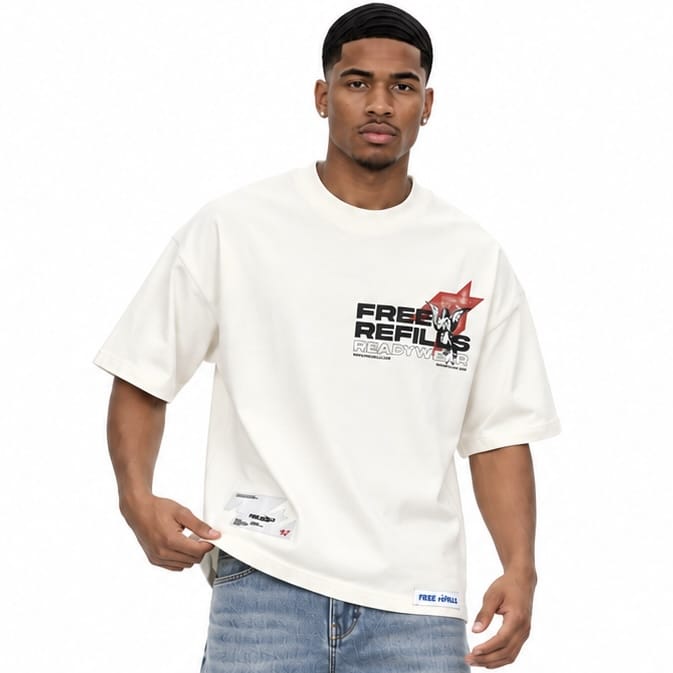Free Refills Sunday Service Tee (Off White) FR-HOLIDAY26-001