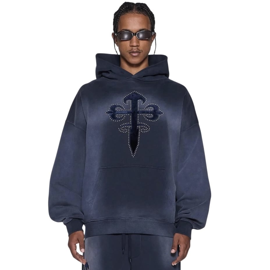 Ksubi Kaliba Ekcess Deep Dive Hoodie (Navy) MFA26FL001