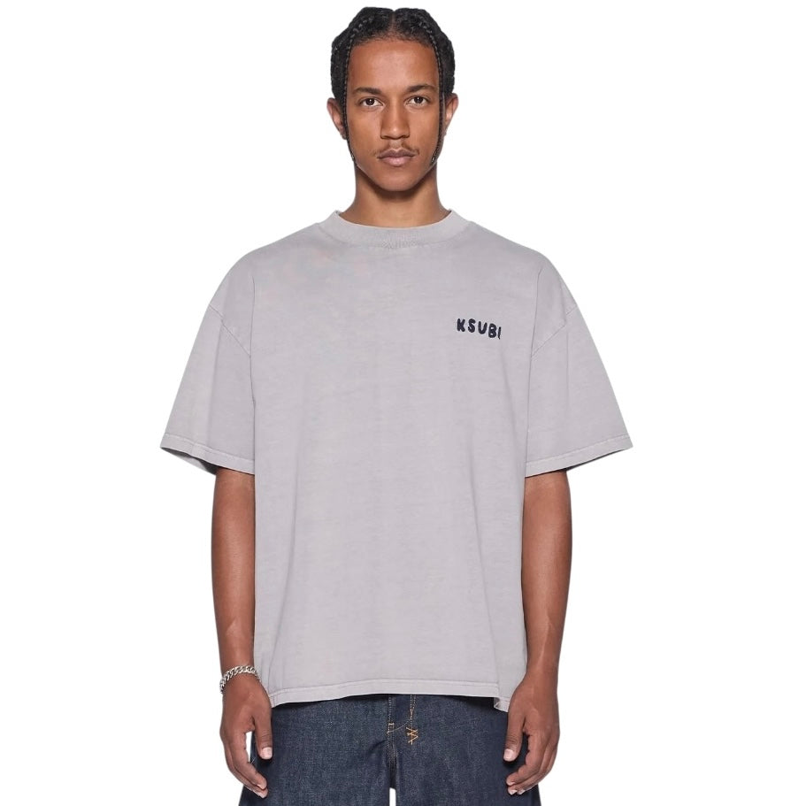 Ksubi Mechanic Ekcess SS Krete Tee (Grey) MFA26TE037