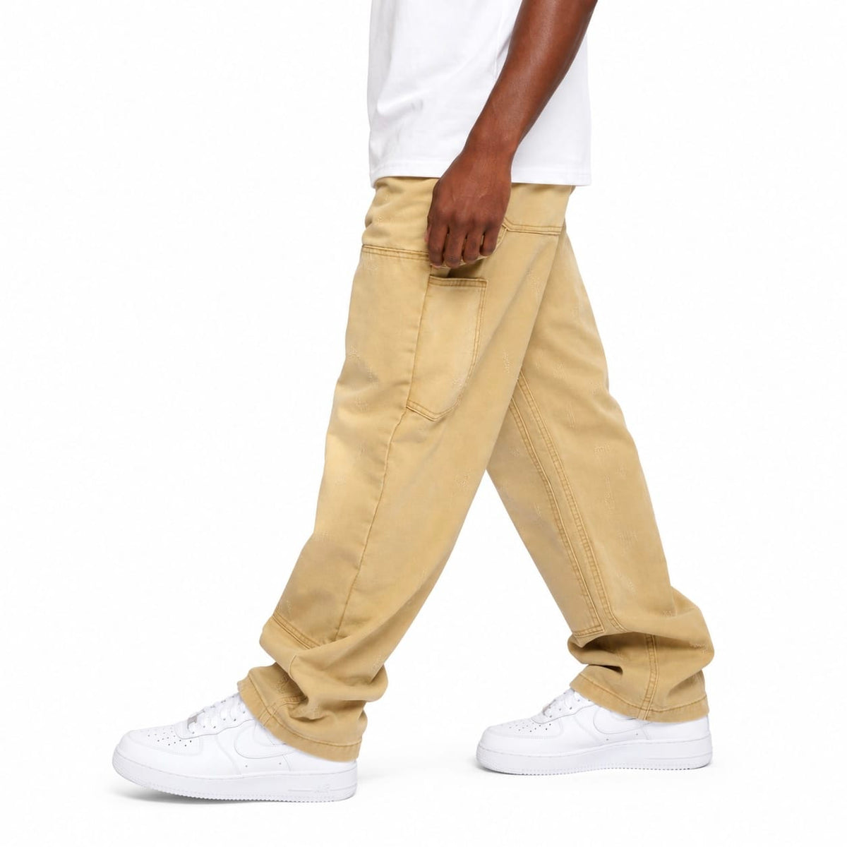 Valabasas Hound Straight Jeans (Wheat Washed) VLBS-VJ6-1008