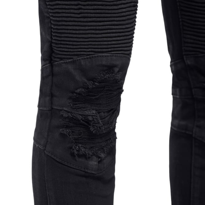 Valabasas Mr. Biker Denim Jean (Black Waxed) VLBS-VJ2-1065