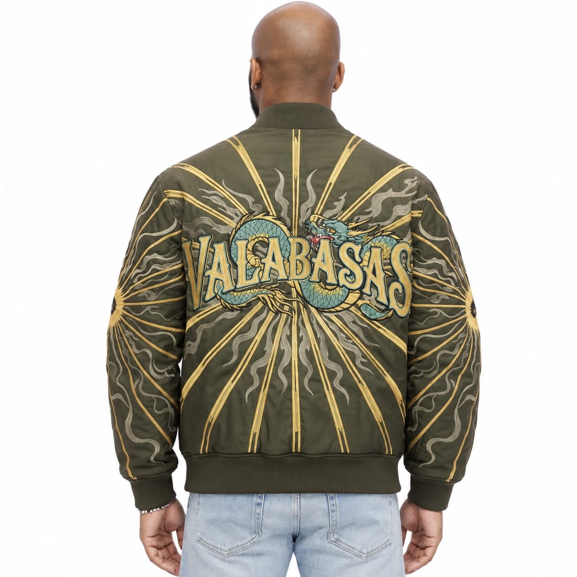 Valabasas Po Full Zip Jacket (Olive) VLBS-VJK1-1095