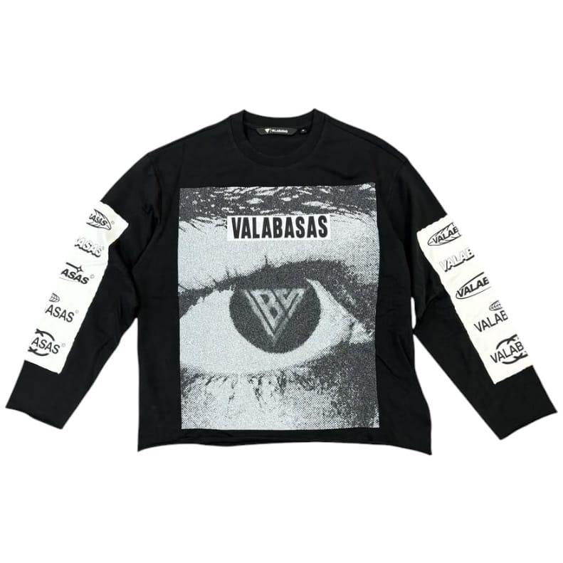 Valabasas Optic Nerve Long Sleeve Tee (Vintage Black) VLBS-VCR1-1015