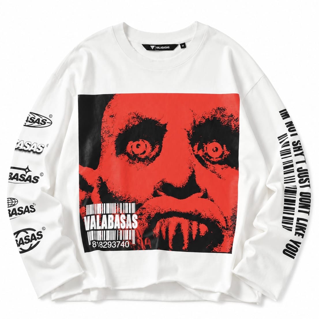 Valabasas Shy Long Sleeve Tee (White) VLBS-VCR1-1012