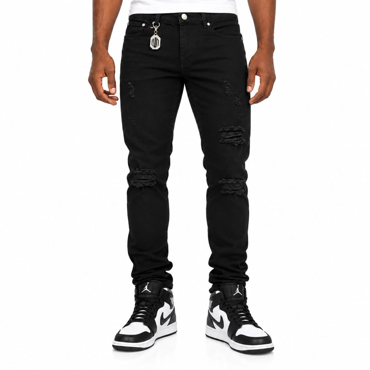 LVNT Skinny Denim Jean (Jet Black)