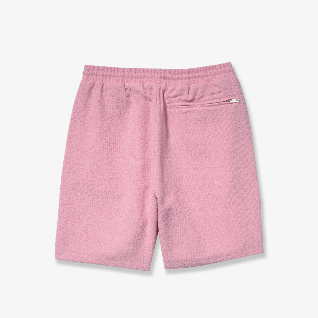 "Zambia" Woven Terry Shorts (pink)