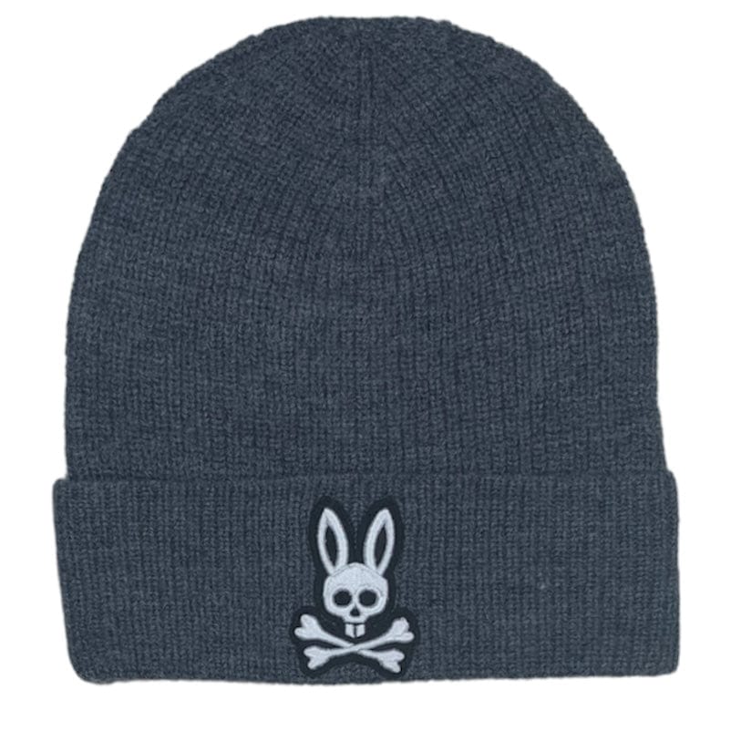 Psycho Bunny Worth Wool Beanie (Heather Storm) B6A990U1HT