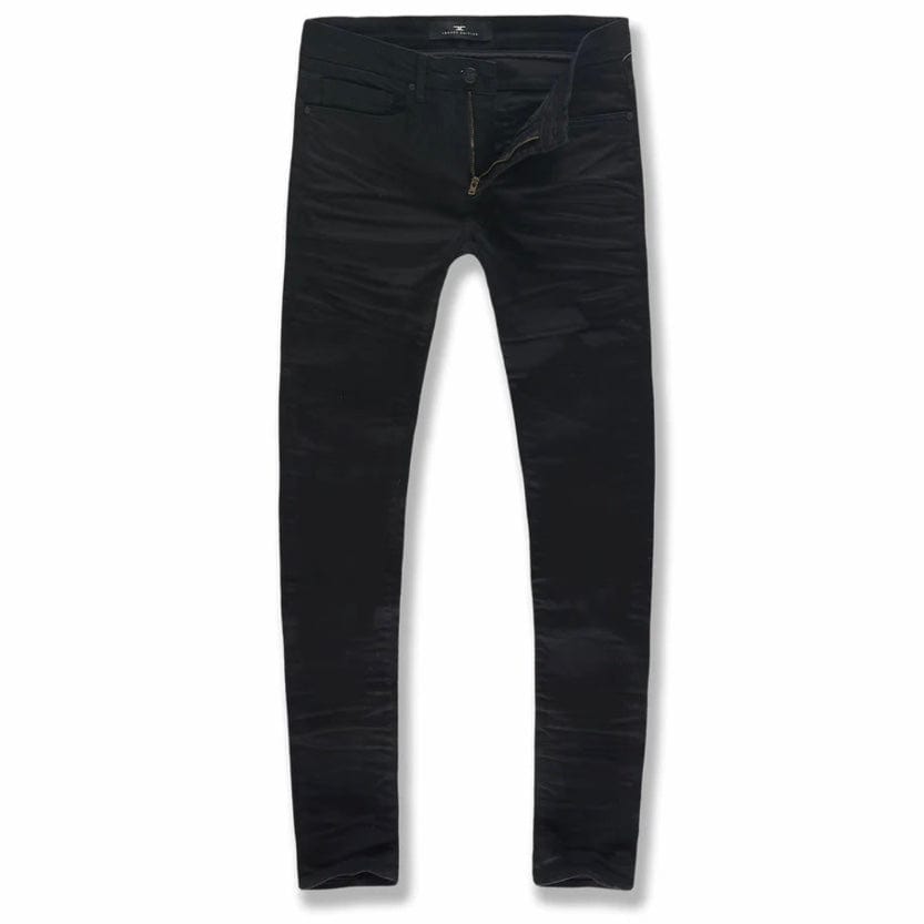 Jordan Craig Ross Skinny Tapered Fit Denim (Black) JR955