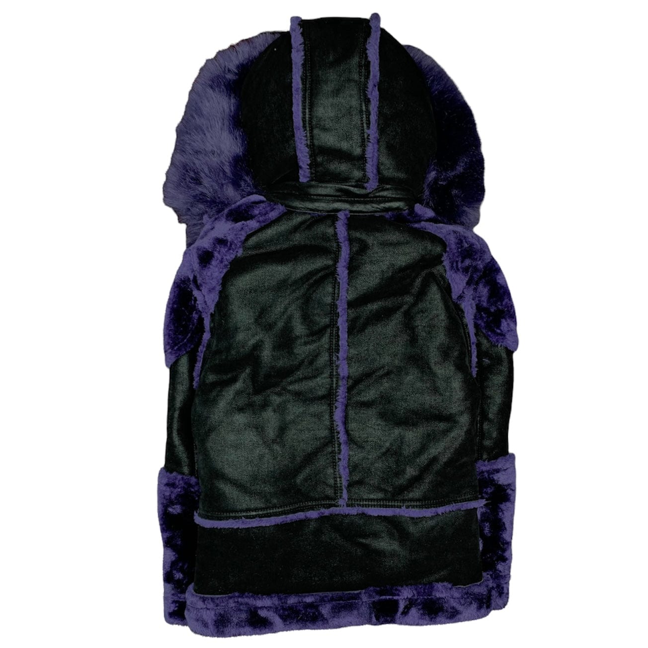 Boys Jordan Craig El Jefe Shearling Moto Jacket (Black Iris) 91536B