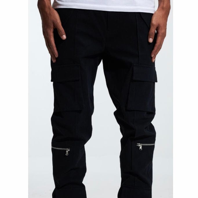 Crysp Cade Cargo Denim Jean (Black) CRYF222-201