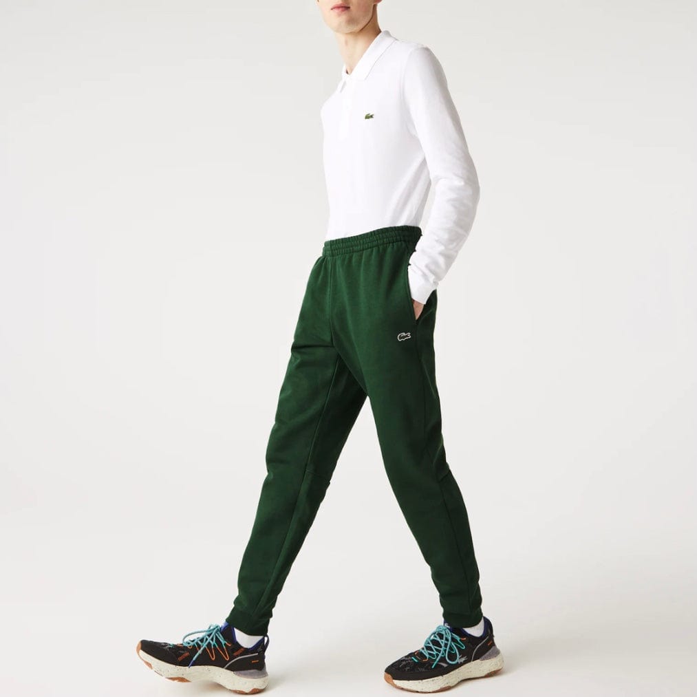 Lacoste Tapered Fit Fleece Trackpants (Green) XH2529-51