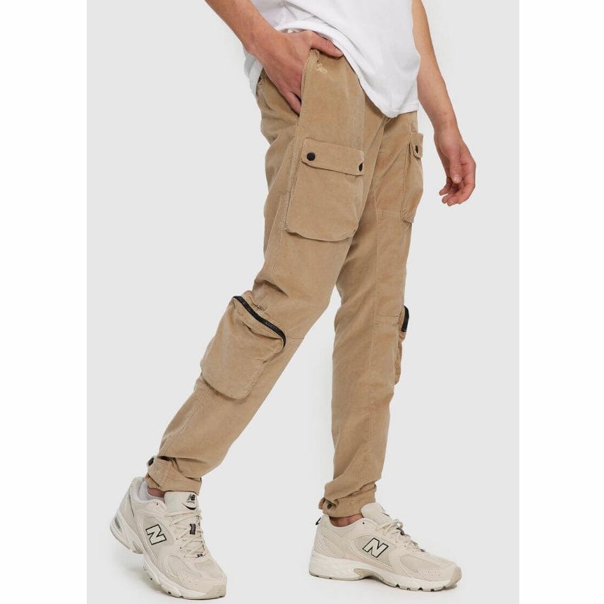 Kuwalla Corduroy Utility Pants (Beige) KUL-UP2239C