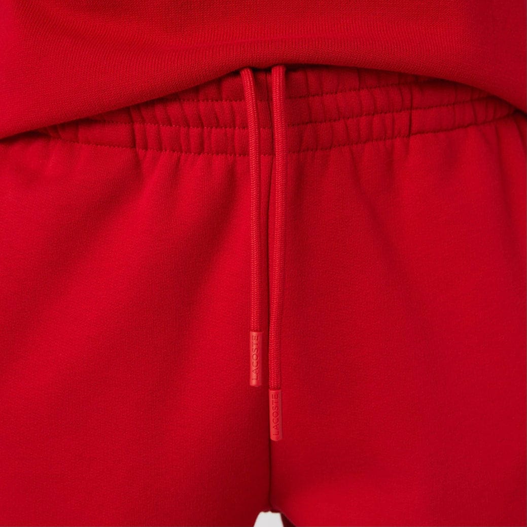 Lacoste Tapered Fit Fleece Trackpants (Red) XH2529-51