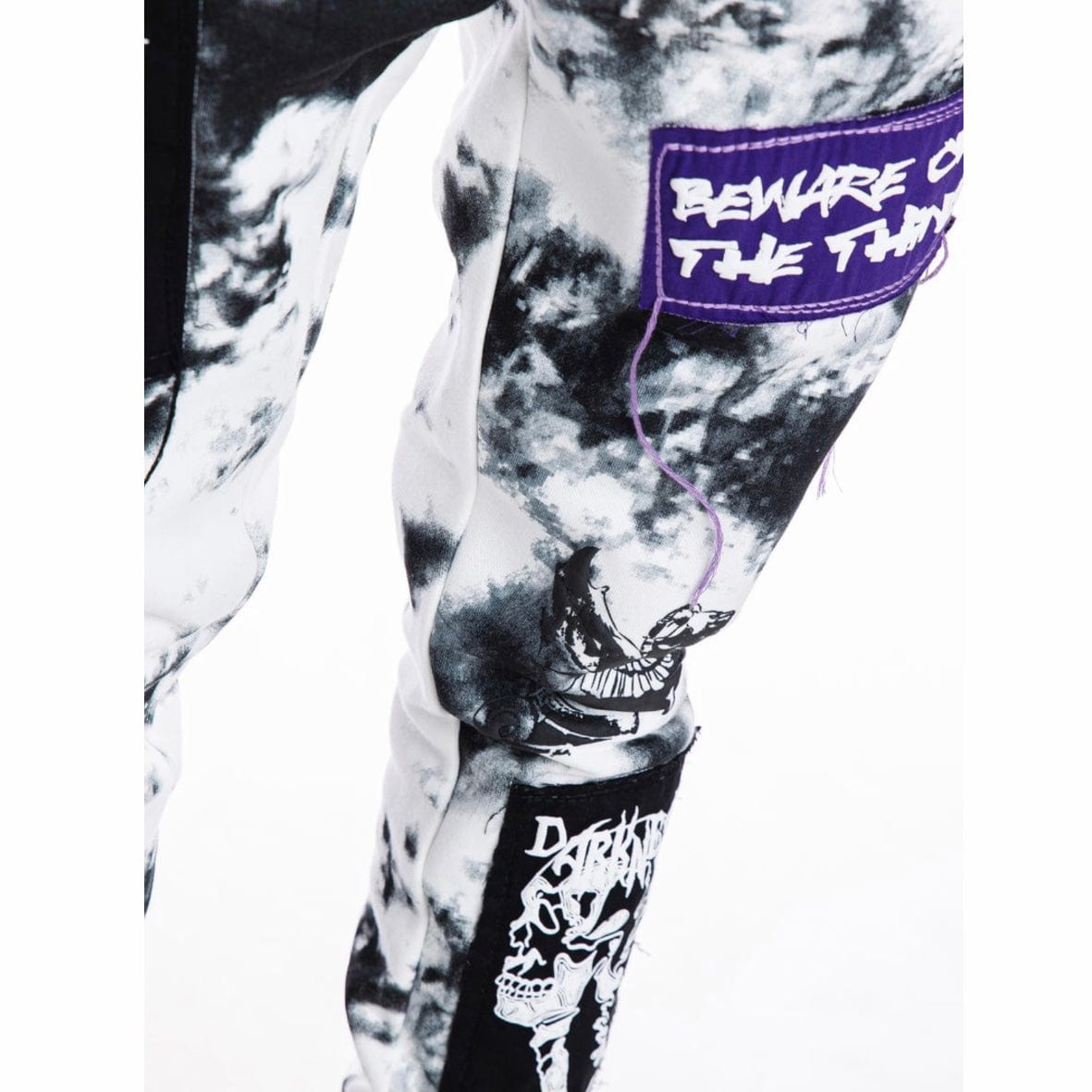 Smoke Rise Gothic Fashion Fleece Joggers (Cloud Black) FP21658-MP