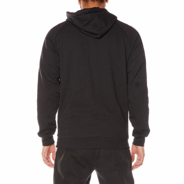 Kappa Logo Tape Dapet Hoodie (Black/Grey/Red) 33194WW