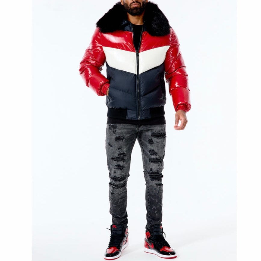 Jordan Craig Sugar Hill Puffer Jacket (Red) 91587