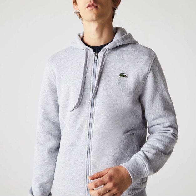 Lacoste Full Zip Hoodie (Grey) SH1551