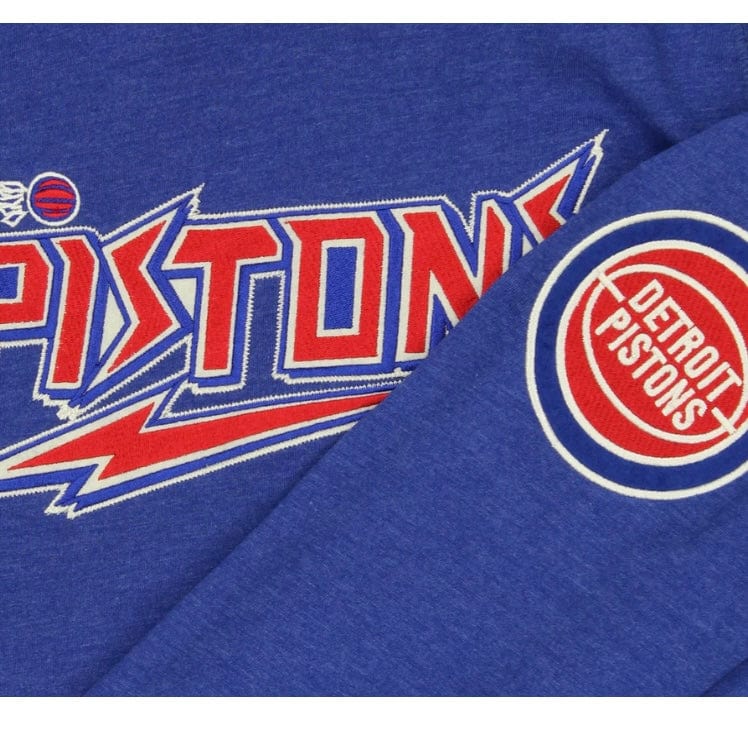 Kids Mitchell & Ness Detroit Pistons Hoodie (Blue) 9N2B7BMAN