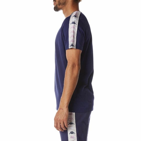 Kappa 222 Banda Deto 2 T Shirt (Navy) 34198GW
