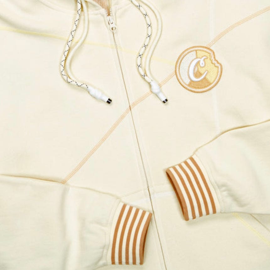 Cookies Show & Prove Fleece Zip Hoodie (Cream) 1556H5658