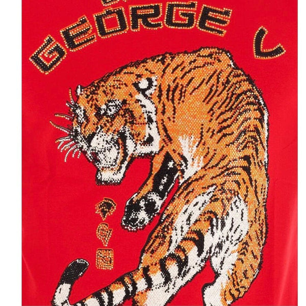 George V Paris Tiger T Shirt (Red) GV-2241