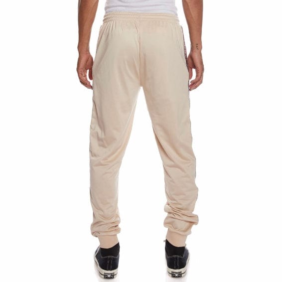 Kappa Logo Tape Alic 2 Trackpants (Beige/Bordeaux-Green/Coral) 311B6YW