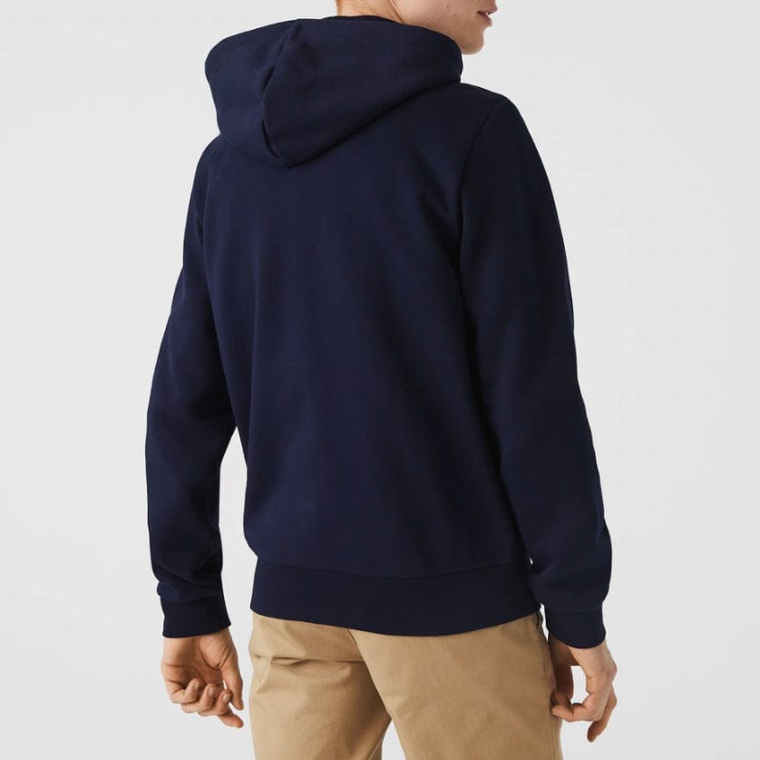 Lacoste Kangaroo Pocket Color-Blocked Hoodie (Navy) SH9626-51