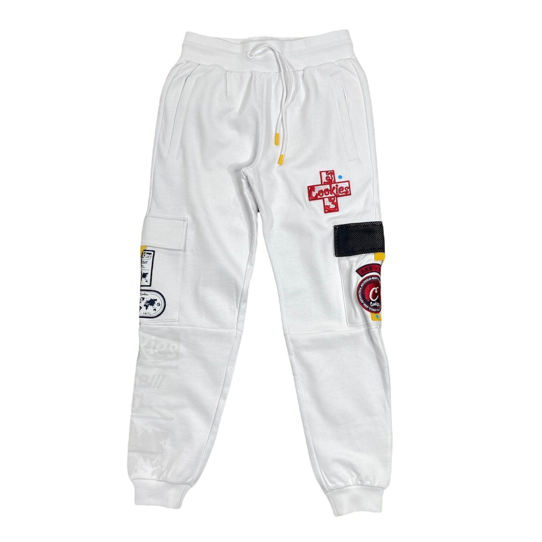 Cookies Mile High Fleece Cargo Sweatpant (White) 1555B5498