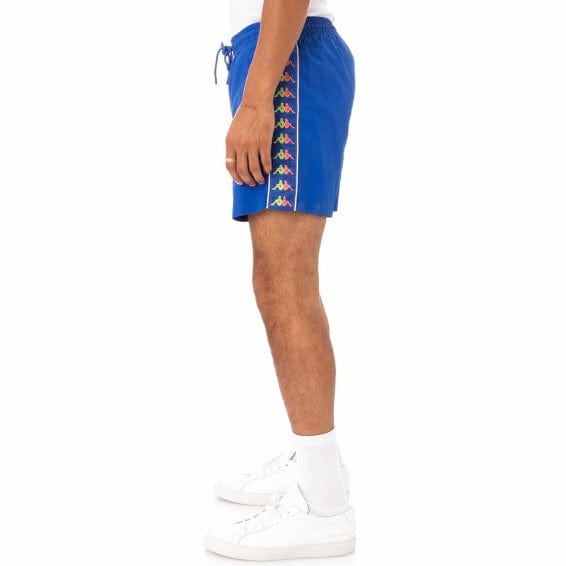 Kappa 222 Banda Xtabi Swim Shorts (Blue/Lime-Orange/Grey) 33147ZW