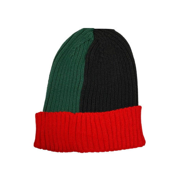 One In A Million Beanie Hat (Red/Black/Green) B60