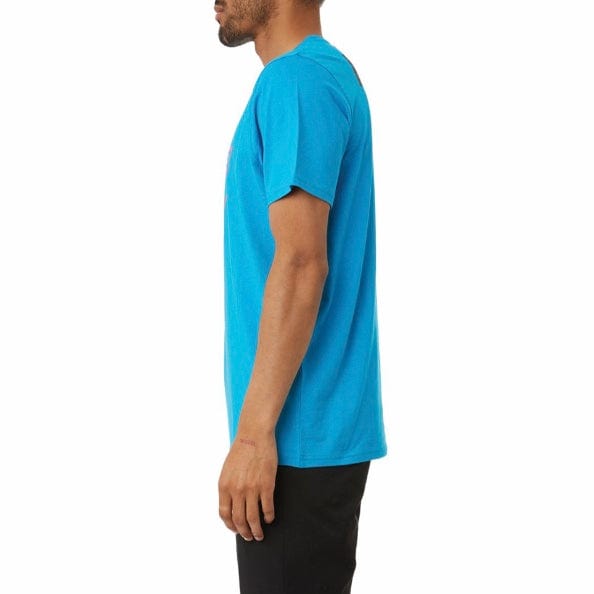 Kappa Authentic Accompong T Shirt (Blue/Black/White) 361522W