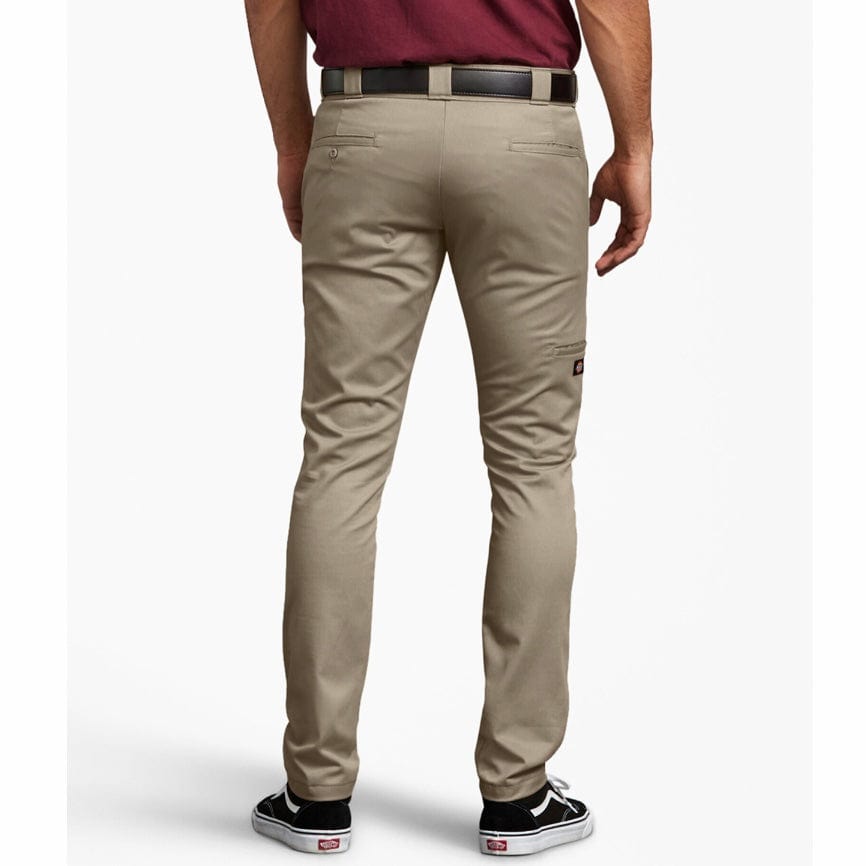 Dickies Flex Skinny Fit Double Knee Work Pants (Desert Khaki) WP811DS