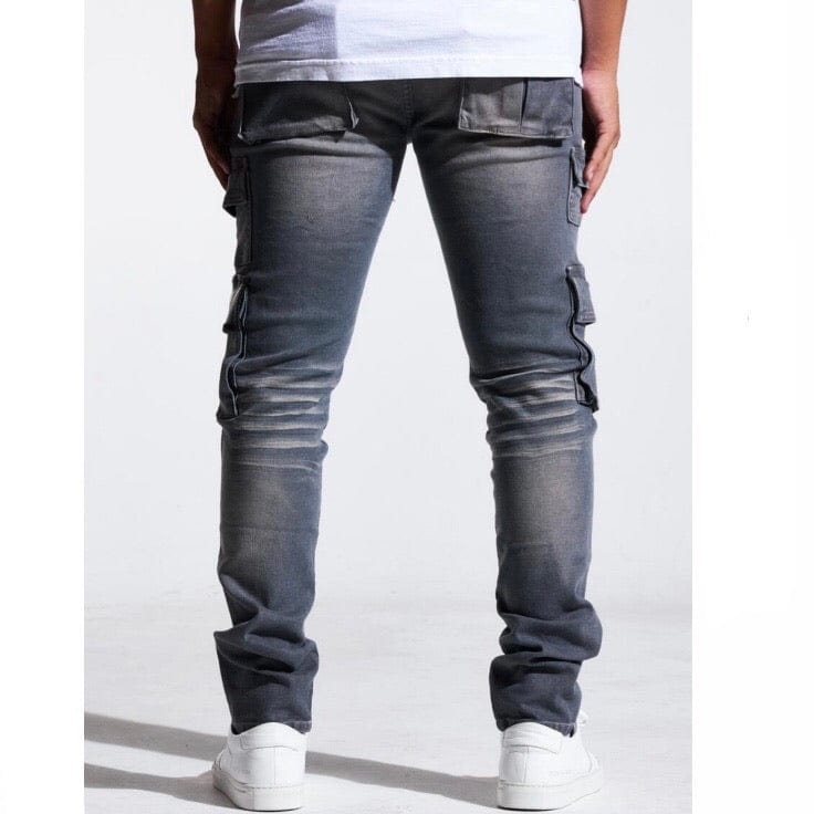 Embellish Scott Cargo Denim Jeans (Grey) EMBSP121-128