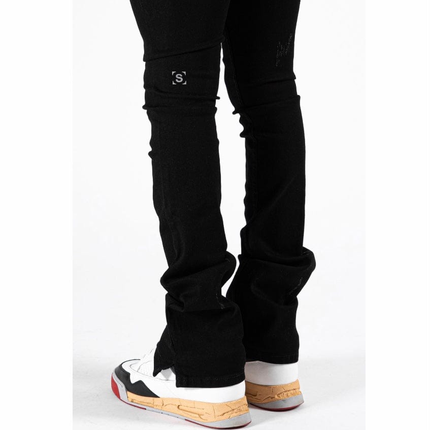 Serenede Noir 7 Stacked Jeans (Black) N7-BLK