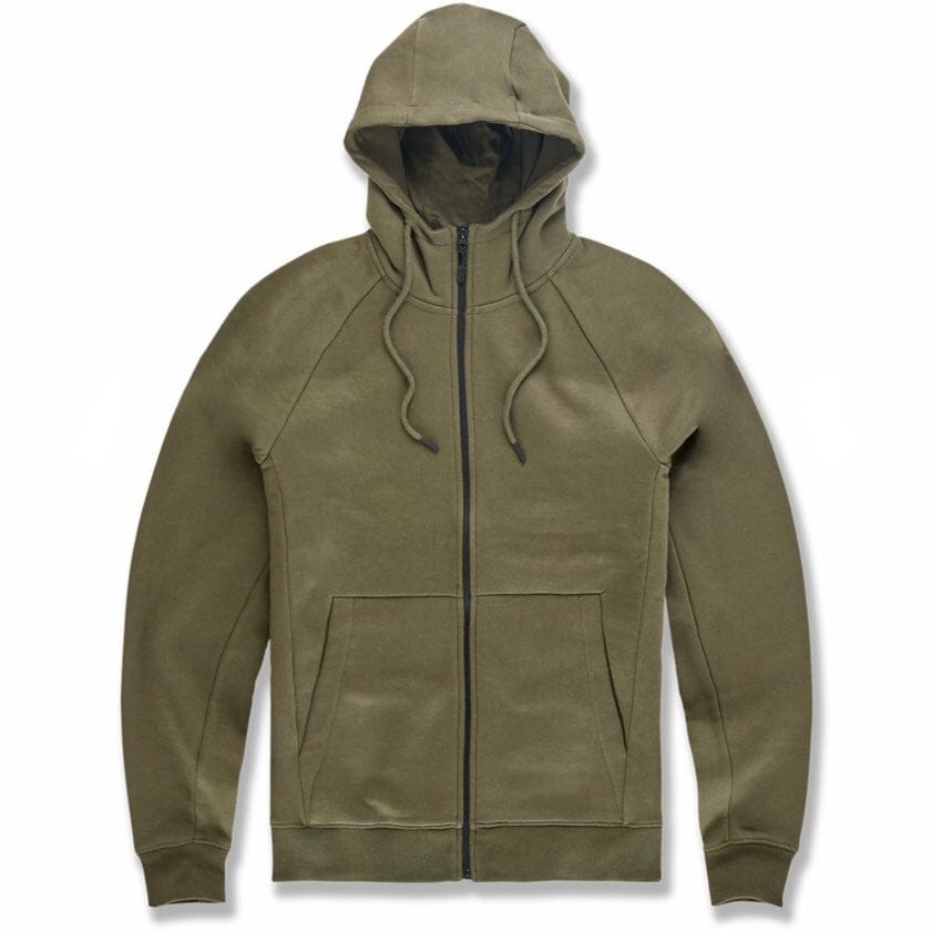 Jordan Craig Uptown Zip Up Hoodie (Olive) 8621H