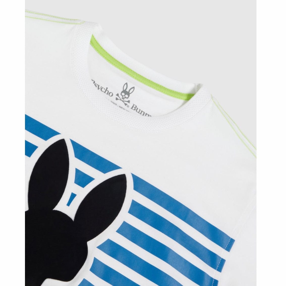 Psycho Bunny Cullman Graphic Tee (White) B6U200N1PC