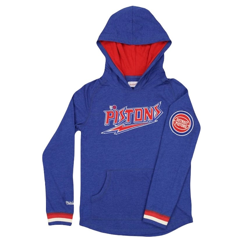 Kids Mitchell & Ness Detroit Pistons Hoodie (Blue) 9N2B7BMAN