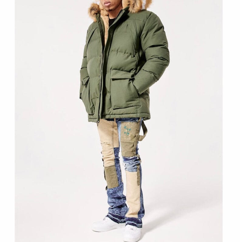 Jordan Craig Sean Stacked Forest Hill Denim (Aged Wash) JSF250