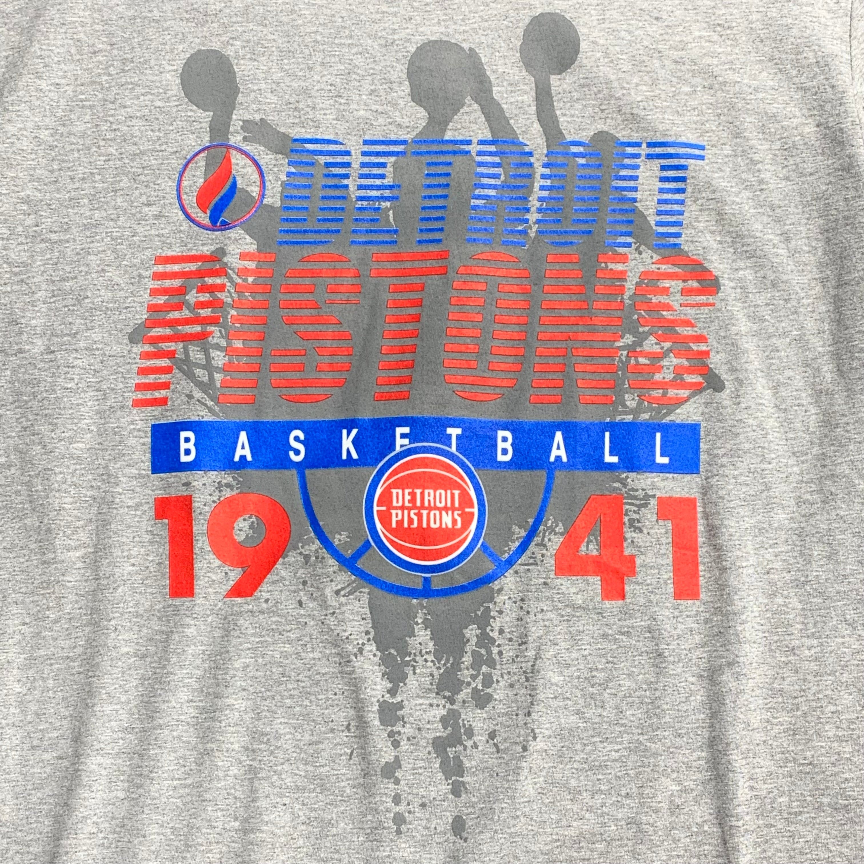 Fisll Est. 1941 Detroit Piston's T-Shirt (Grey) NBA1233