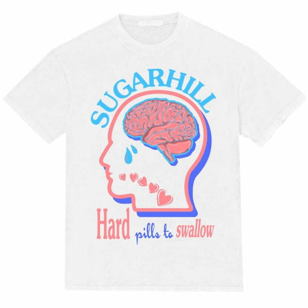 Sugar Hills Hard Pills T Shirt (White) SH23-SPR2-49