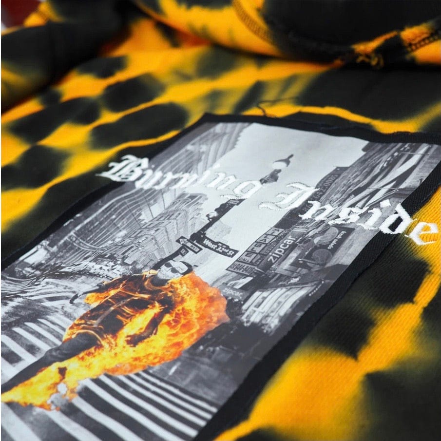 Haculla Burning Crewneck (Black/Orange) HA02BA-K02