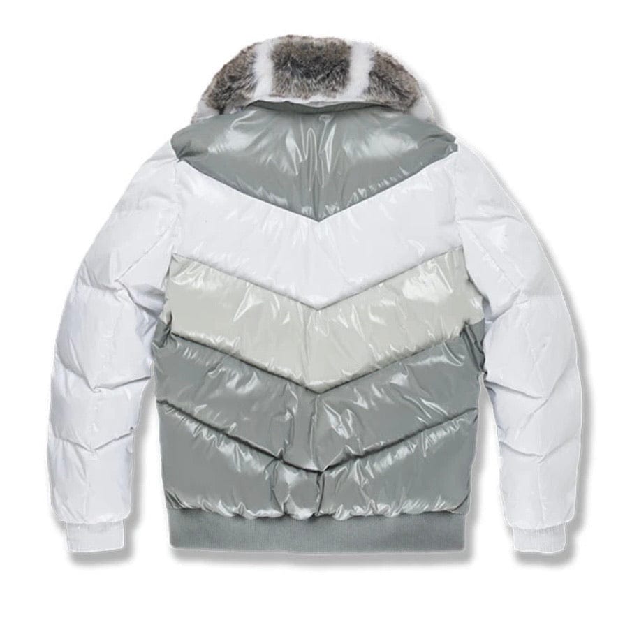 Boys Jordan Craig Sugar Hill Nylon Puffer Jacket (Arctic White) 91548B